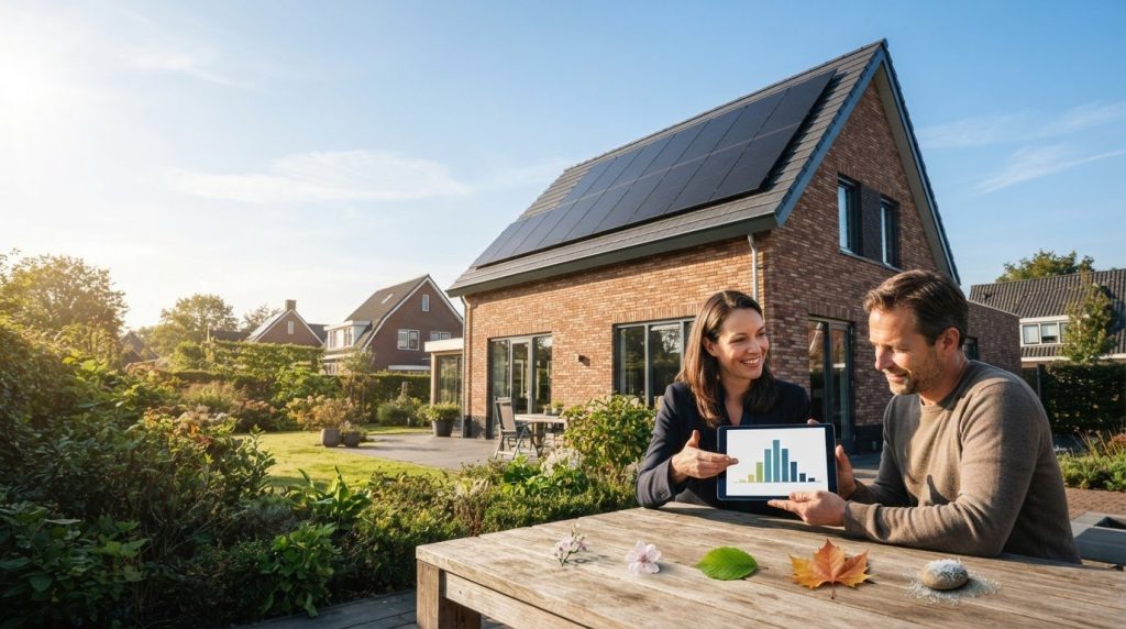 Opbrengst zonnepanelen per maand in Roosendaal & regio