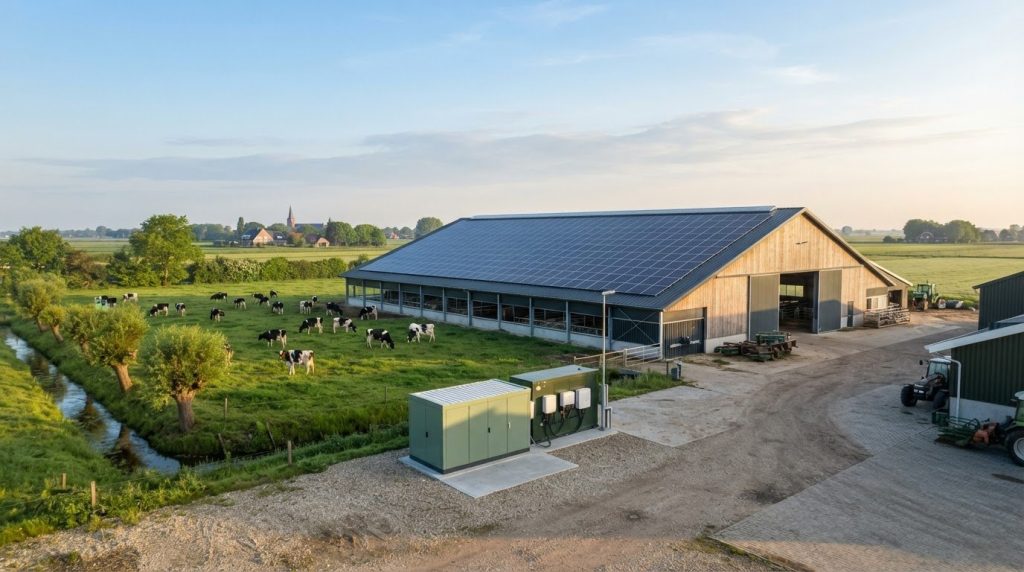 Zonnepanelen voor melkveehouderij in Breda & Roosendaal
